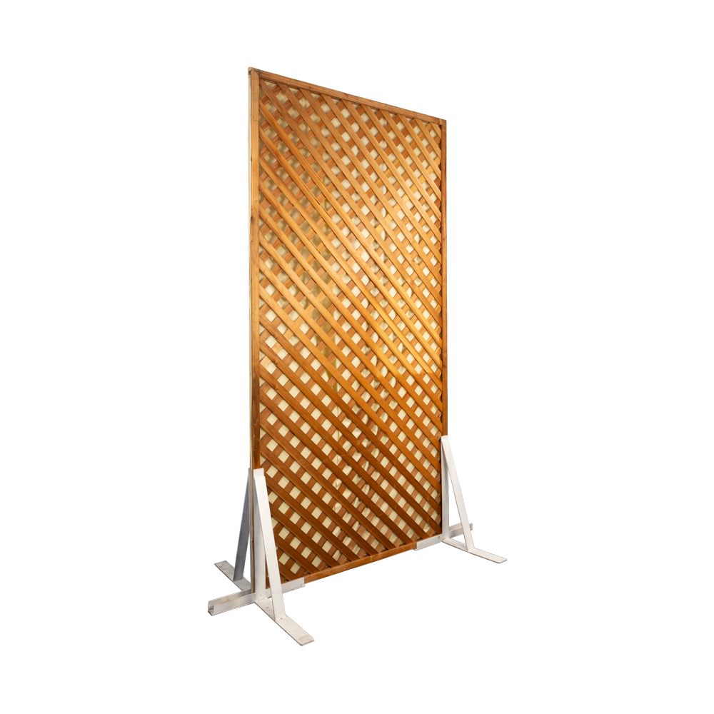 4ft x 8ft Natural Trellis Panel (velon backing)