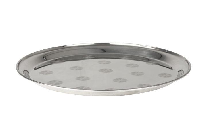 Round Stainless Tray 14in